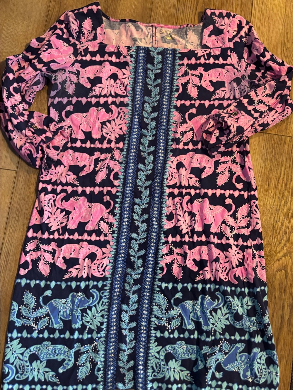 Lilly Pulitzer Bailee Dress in High Tide Navy Size Med